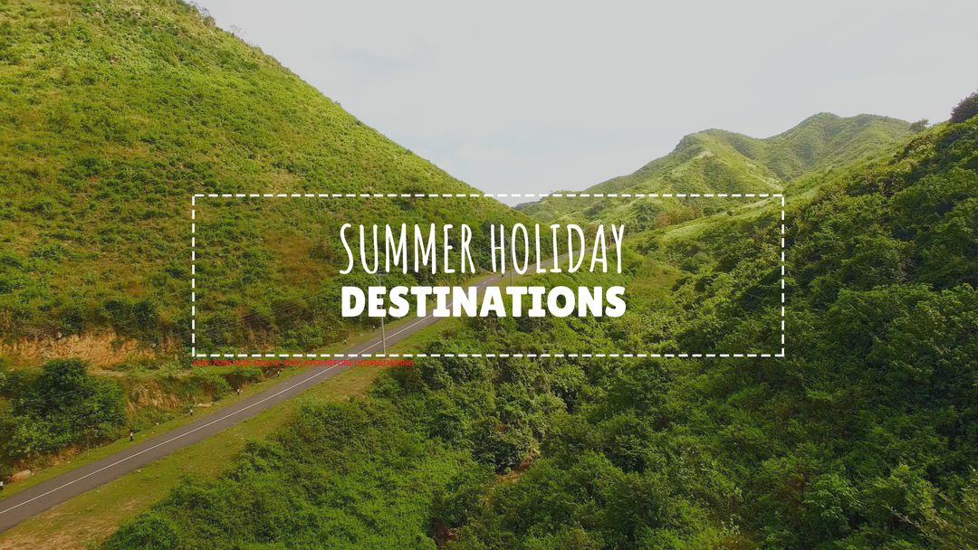 Idyllic Greenery with Winding Road Invites Adventure