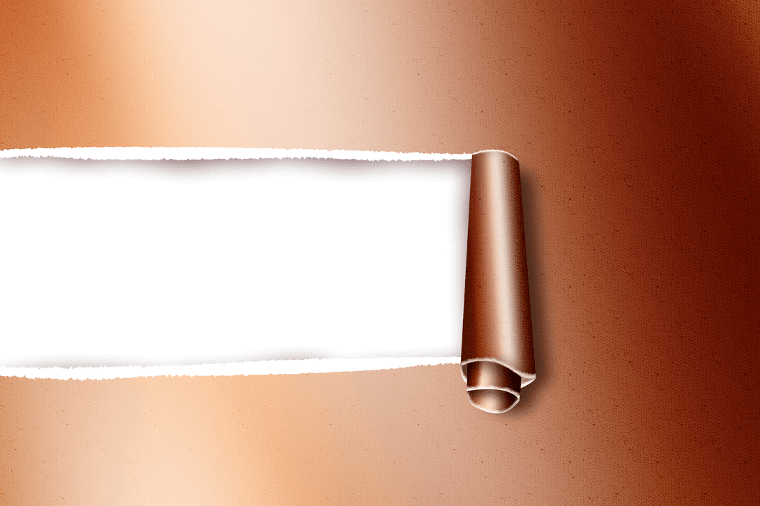 Elegant Vintage Scroll on Transparent Background Illustration