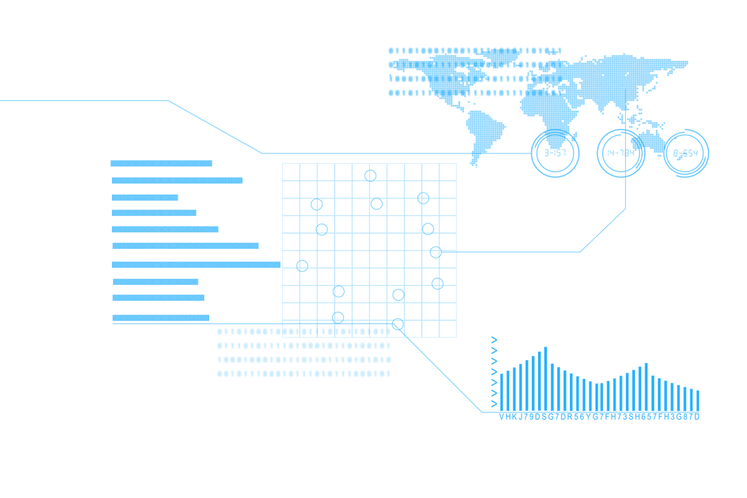 Digital Transparent Interface with Global Data Visualization - Download Free Stock Images Pikwizard.com