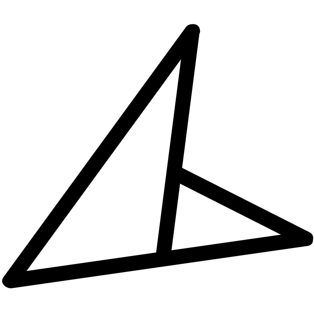 Black Left Arrow Illustration on Transparent Background