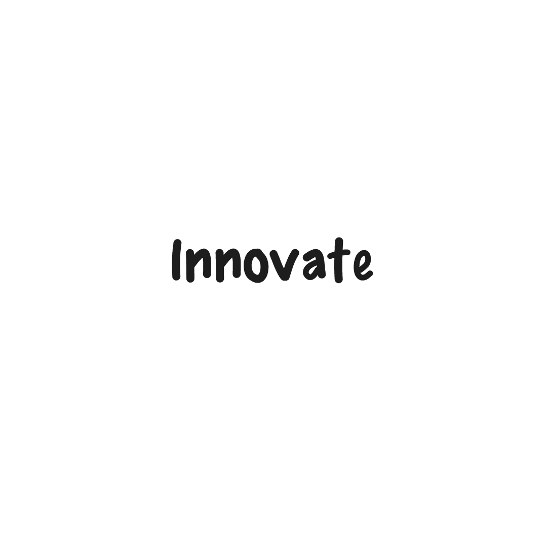 Innovate Text Vector on Transparent Background