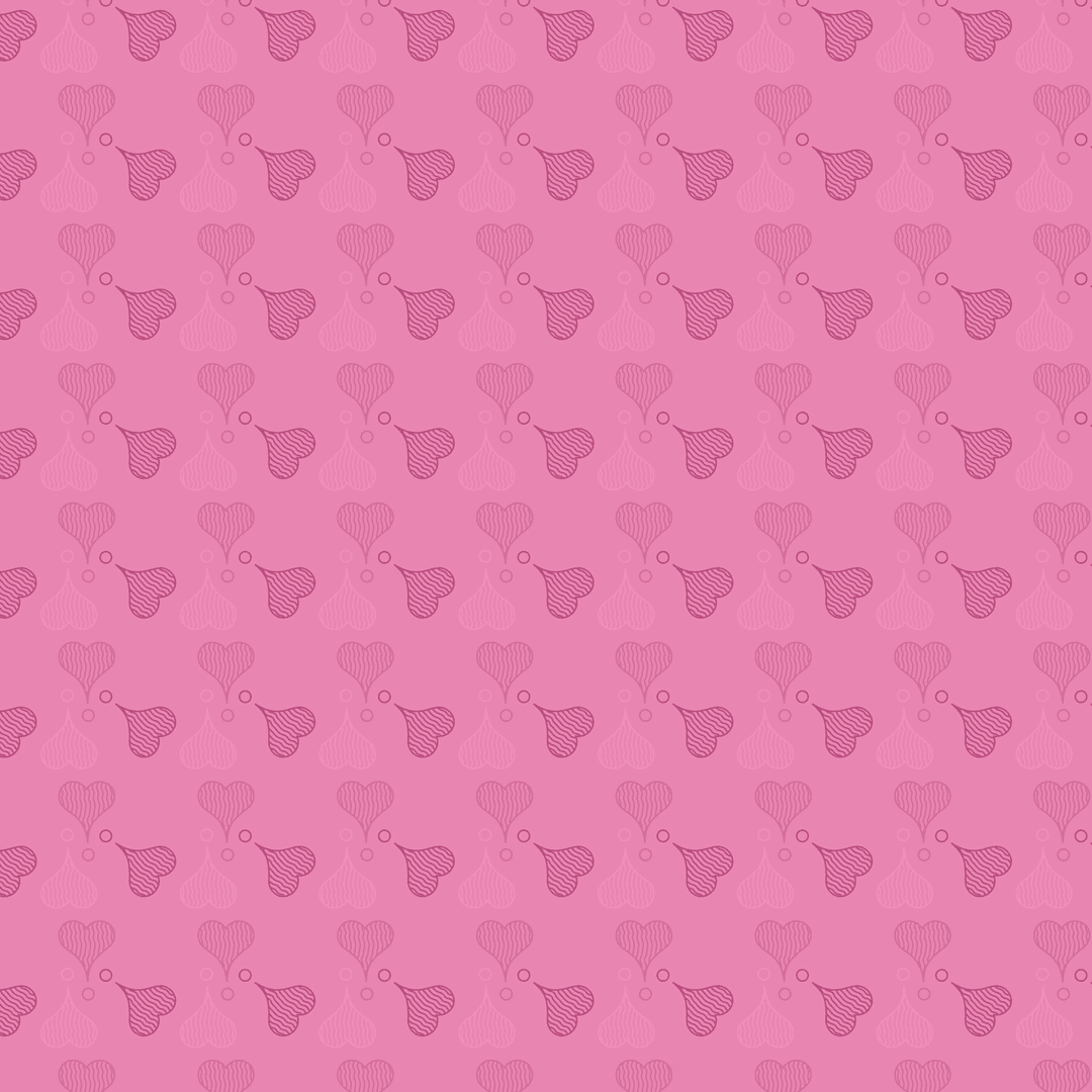 Pink Circles Pattern on Transparent Pink Background for Design