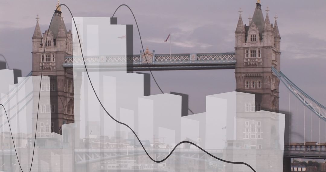 Statistical Analytics Overlaid on Tower Bridge in London