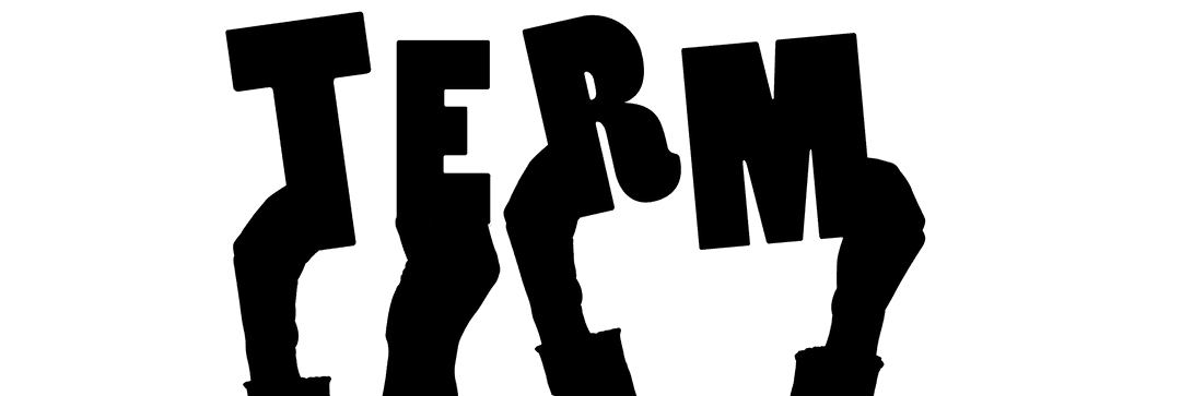 Hands Holding Word Term on Transparent Background - Vector Illustration