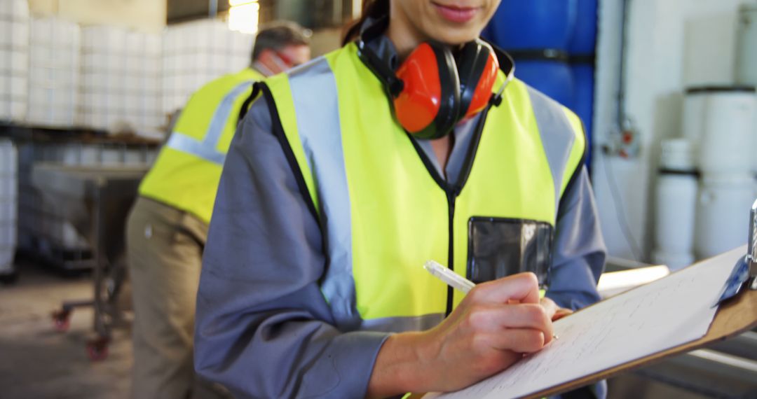 Warehouse Workers Conducting Safety Inspection - Free Images, Stock Photos and Pictures on Pikwizard.com