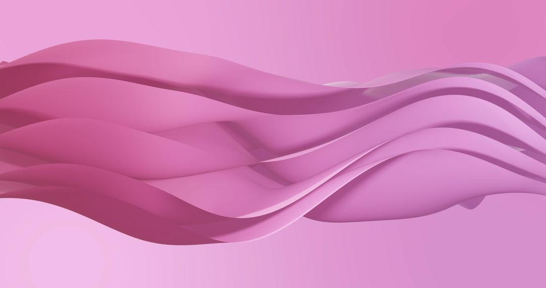 Abstract Pink Waves with Gradient Design