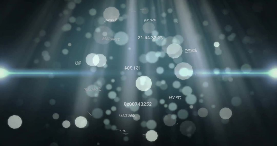 Abstract Data Flows with Digital Glitches and Light Rays