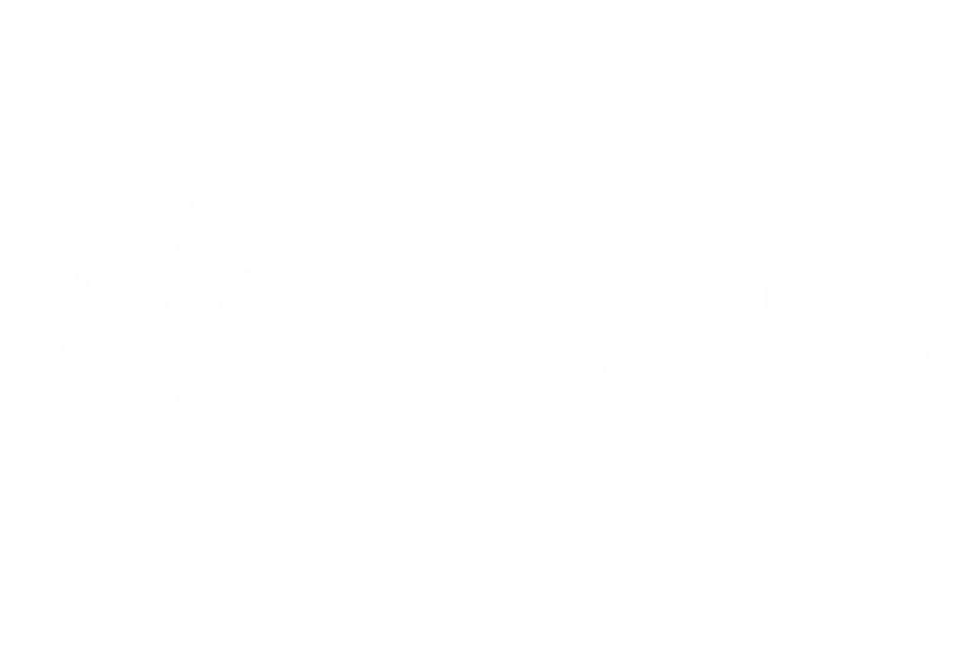 Memories Text Art on Transparent Background