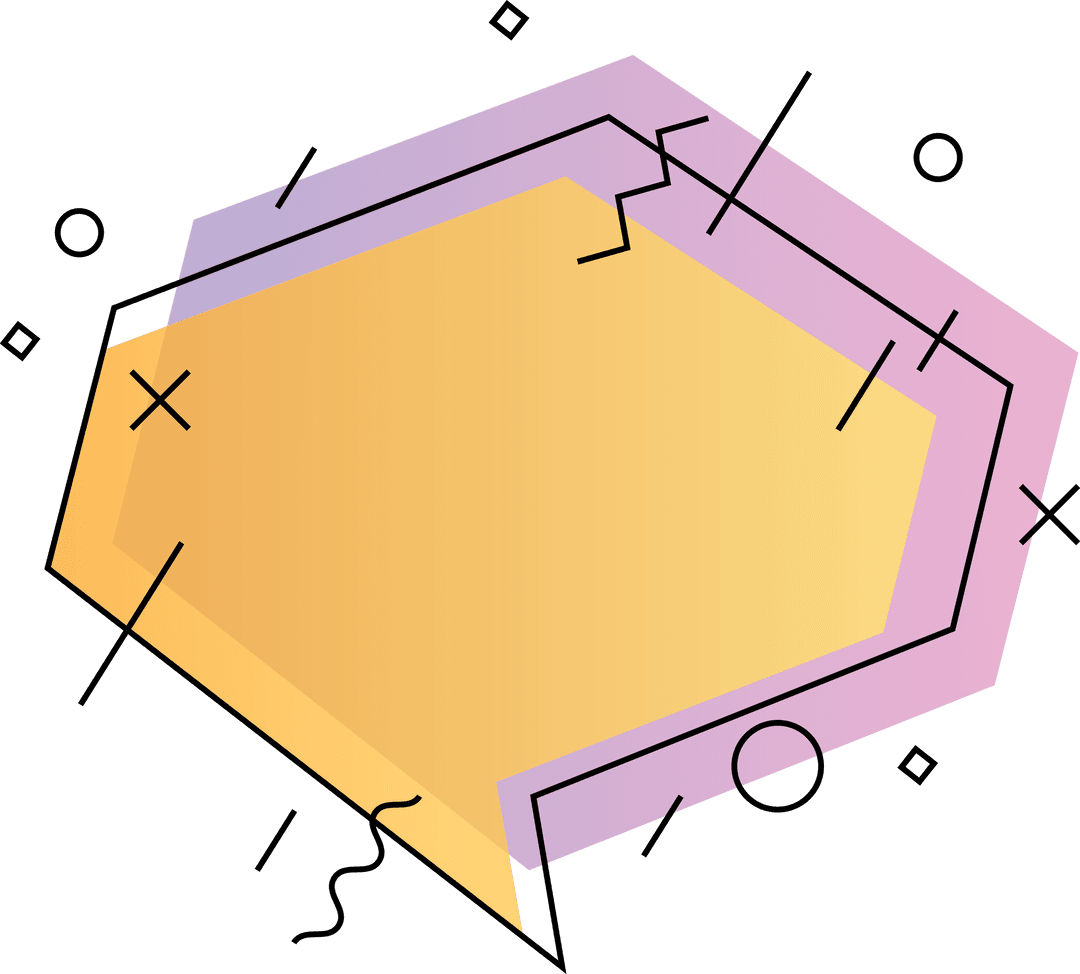 Colorful Text Bubble with Transparent Background for Communication Graphics