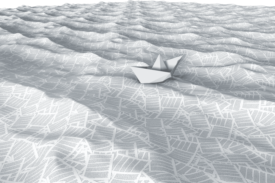 Paper Boat Navigating Transparent Ocean of Documents