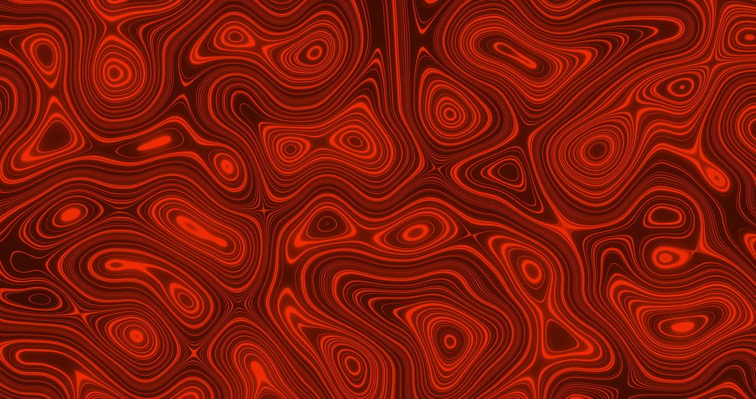 Vibrant Red Swirling Liquid Surface with Abstract Pattern