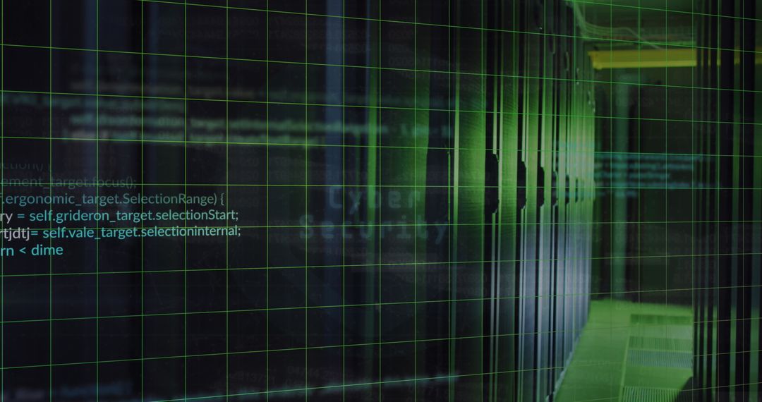 digital encoding on modern data servers with cyber security element - Free Images, Stock Photos and Pictures on Pikwizard.com