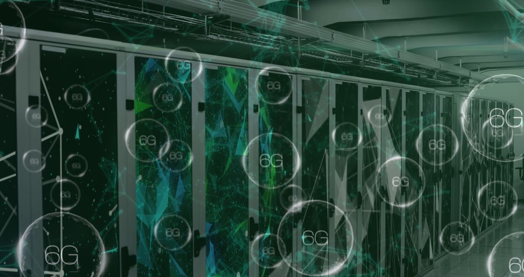 Digital Connectivity and Network Technology in Server Room