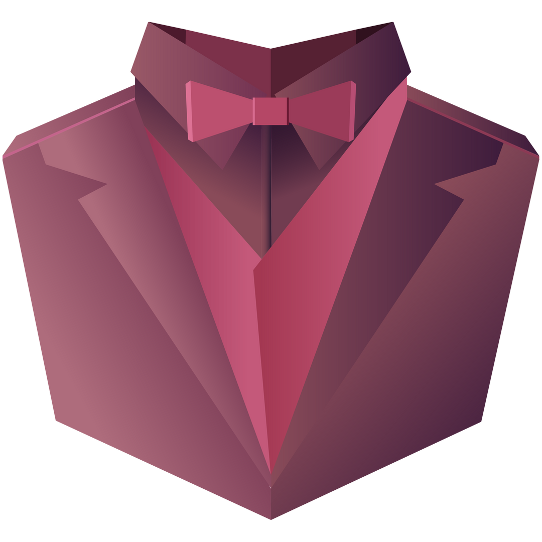 Illustration of Elegant Purple Bow Tie on Transparent Background for Party Concepts - Download Free Stock Images Pikwizard.com