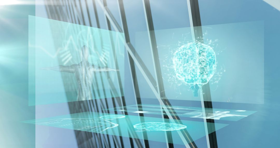 Futuristic Medical Data Visualization in Urban Environment