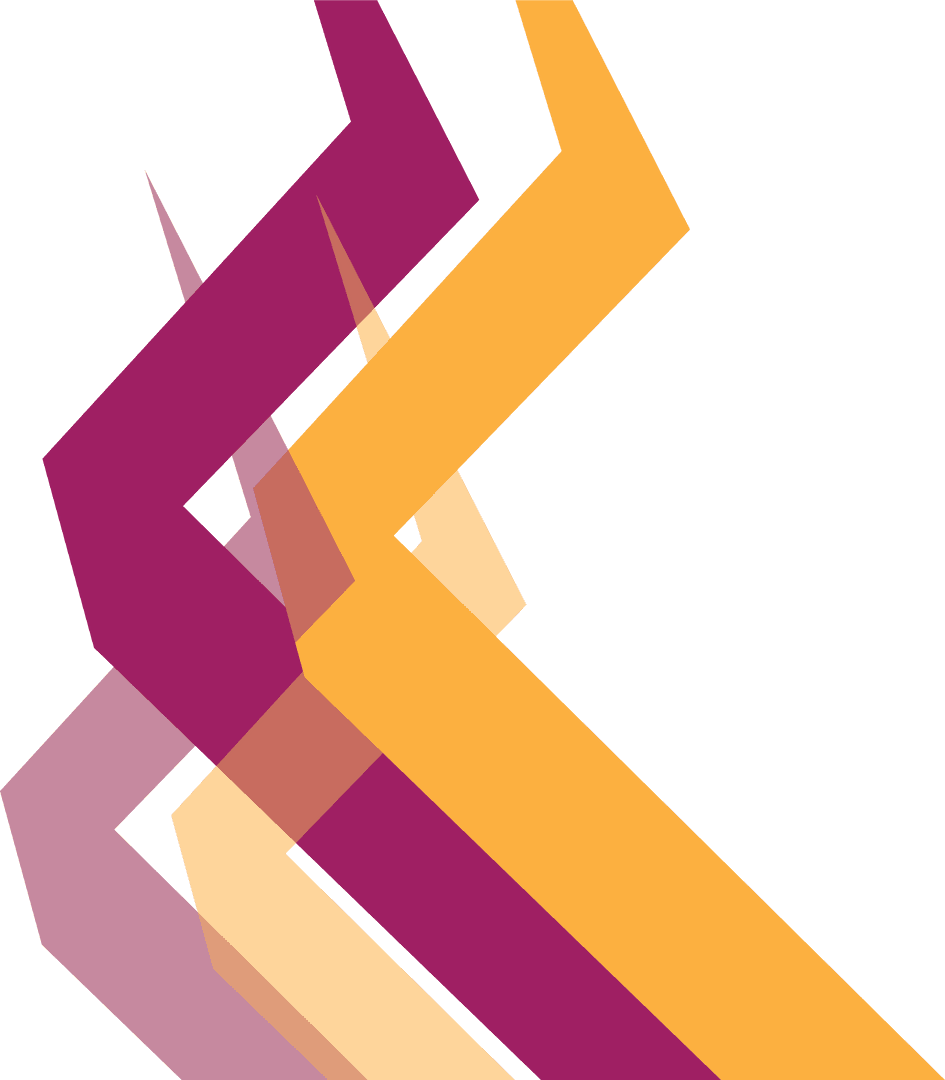 Colorful Abstract Shapes on Transparent Design