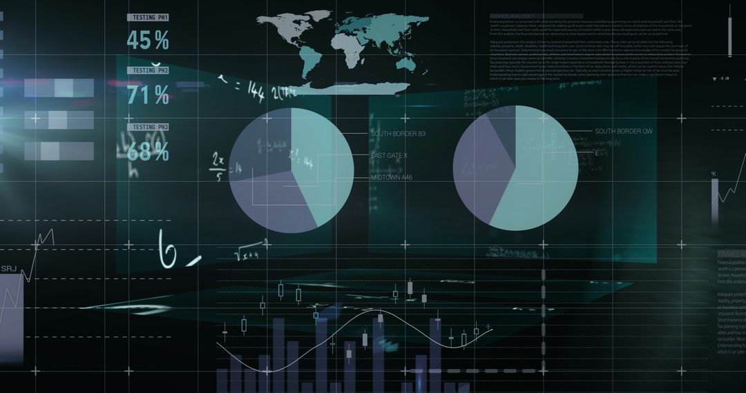 Innovative Digital Analytics Interface with Global Data Visualization