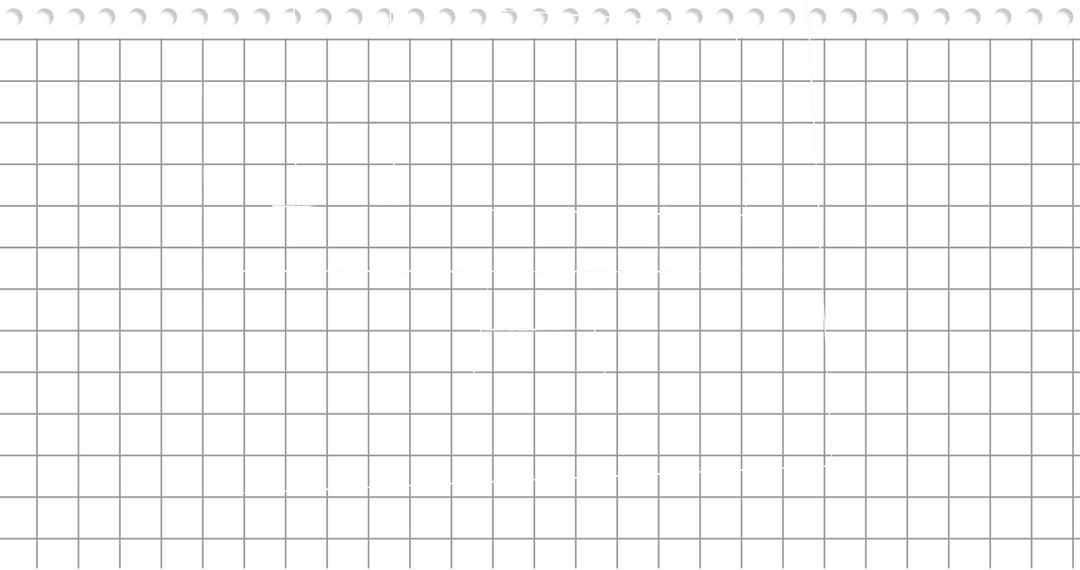 Blank Grid Paper with Perforated Edge for Backgrounds