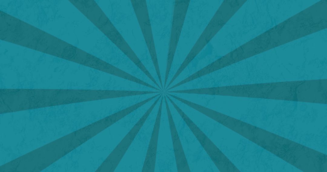 Blue Starburst Graphic Design with Fanning Pattern