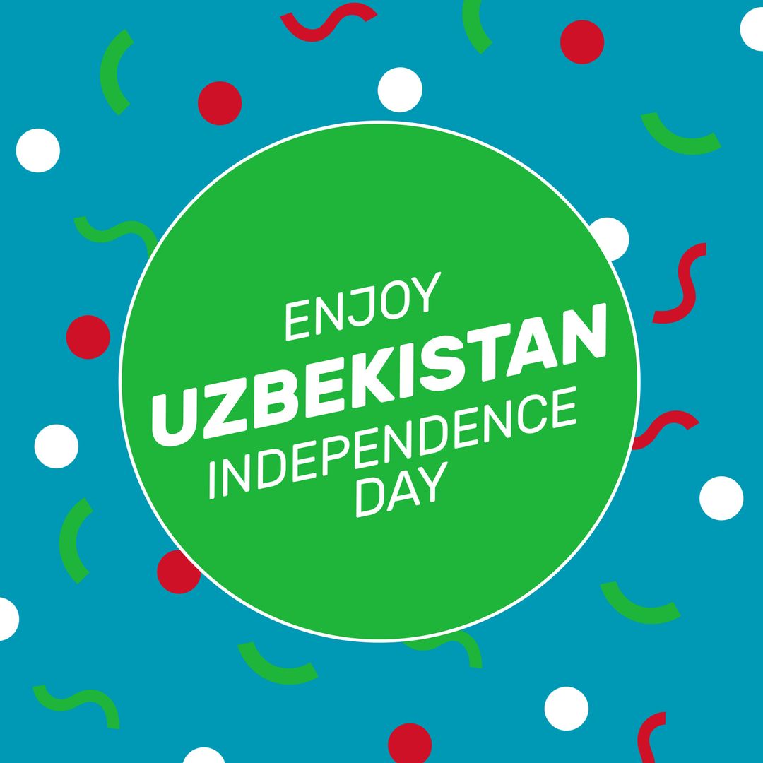 Enjoy Uzbekistan Independence Day Celebration Design - Download Free Stock Templates Pikwizard.com