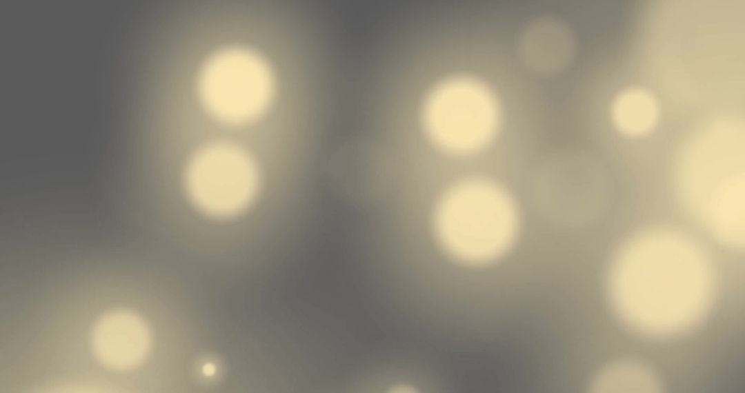 Glowing Abstract Light Spots Over Dark Background