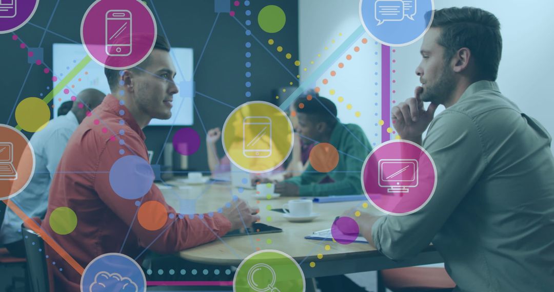 Business Network Collaboration Digital Communication Concept