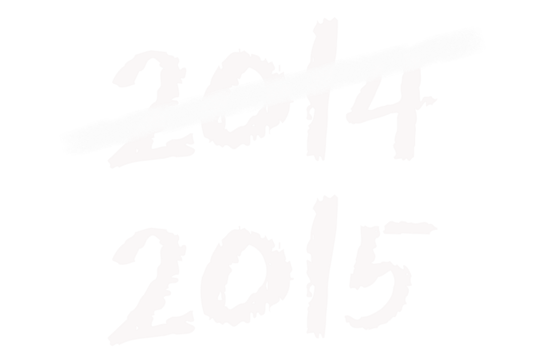 Handwritten 2015 Crossed Out 2014 on Transparent Background - Download Free Stock Images Pikwizard.com