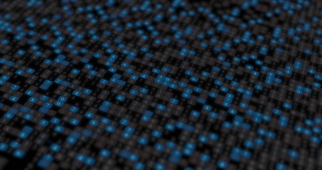 Abstract Numerical Data with Moving Dots - Free Images, Stock Photos and Pictures on Pikwizard.com