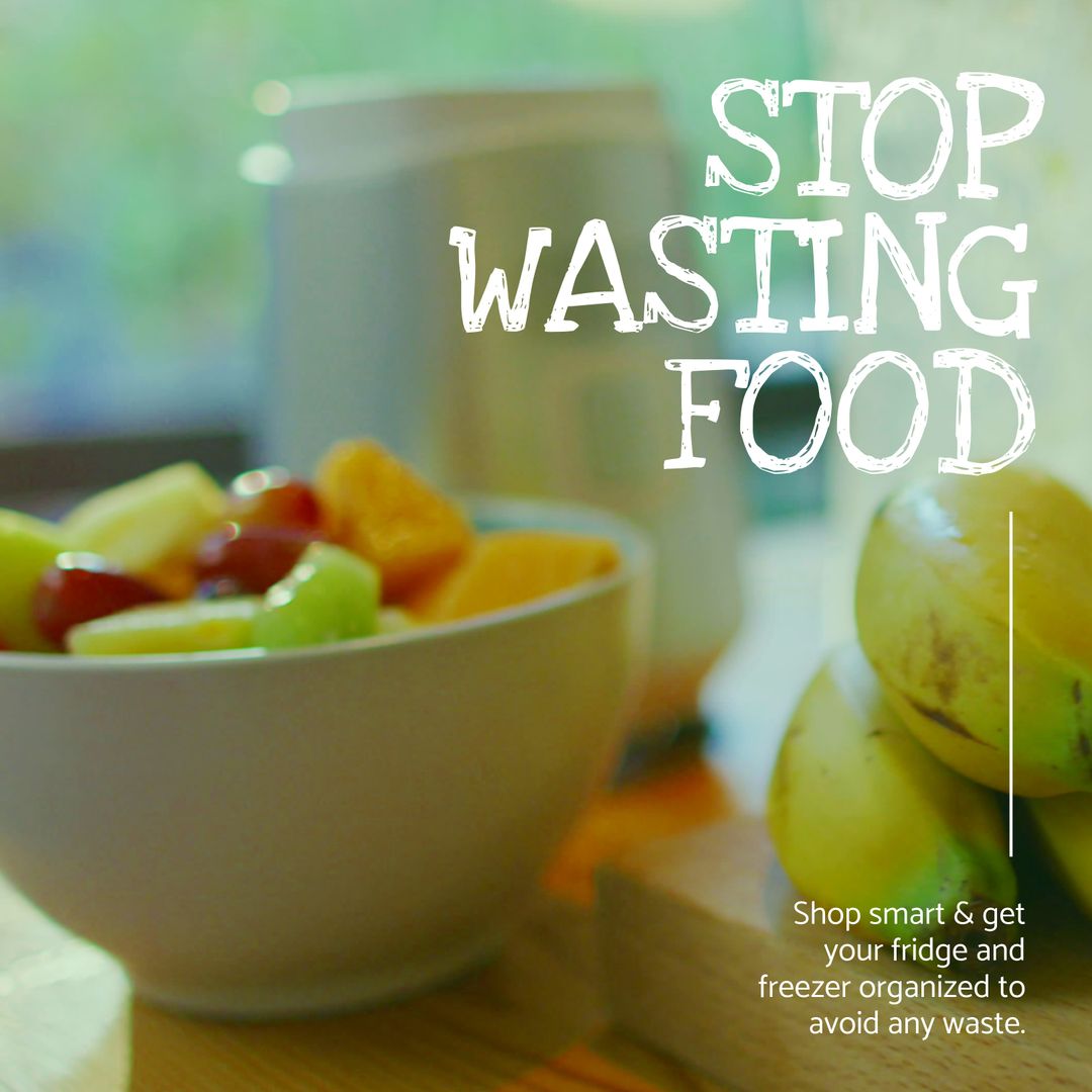 Stop Food Waste with Fresh Fruit Bowl Focus