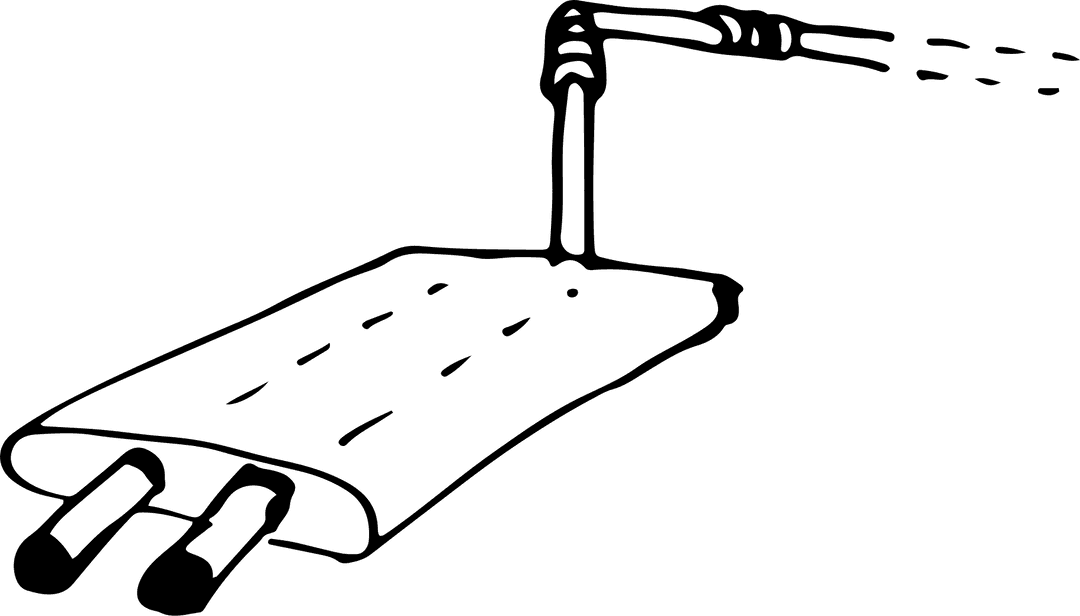 Transparent Car Exhaust Catalyzer on Clear Background