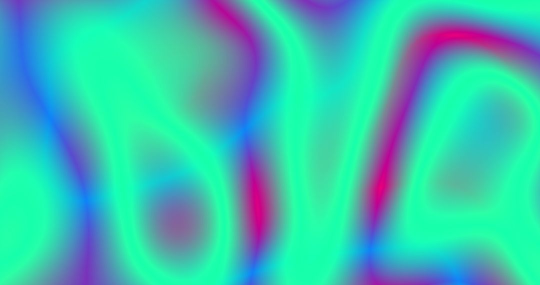 Colorful Abstract Fluid Waves in Digital Motion