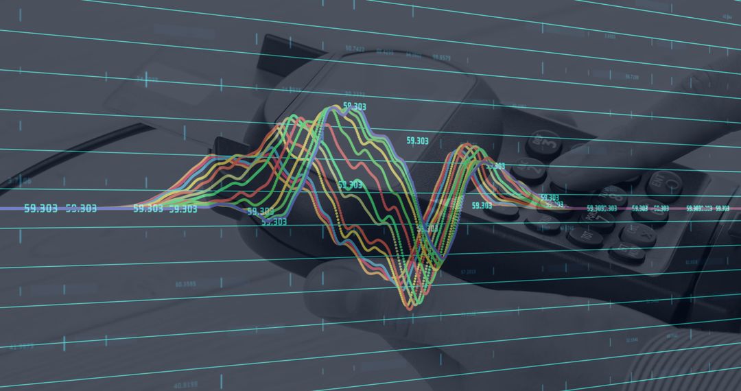 Digital Payment Technology Visual Data Representation
