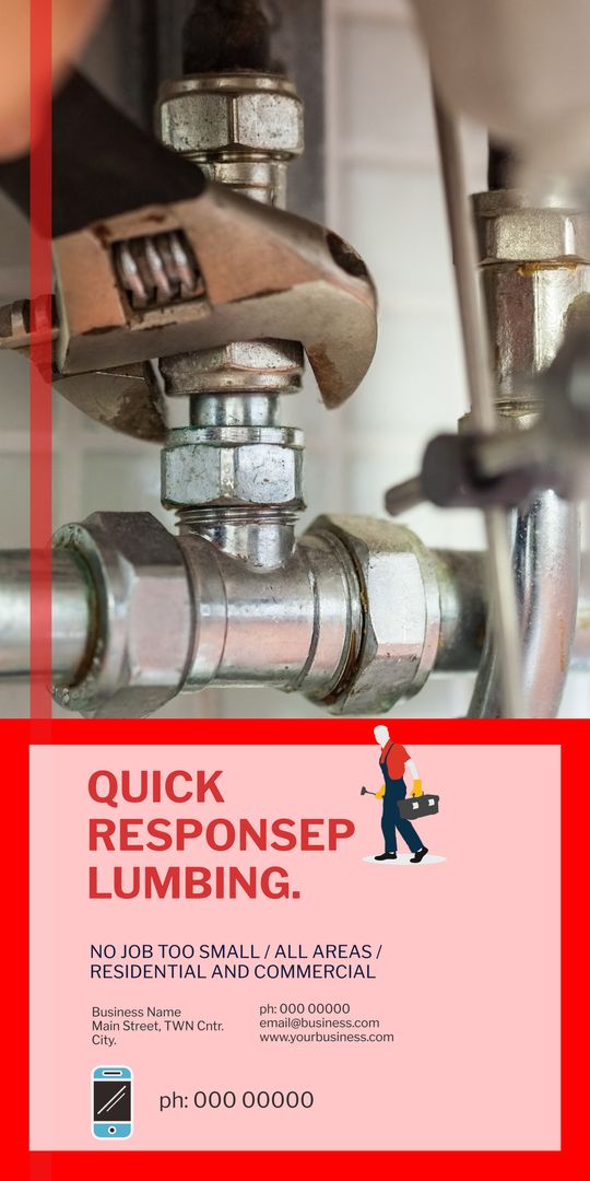 Quick Response Plumbing Services - Download Free Stock Templates Pikwizard.com