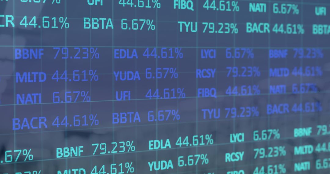 Financial Data Streams on Digital Interface