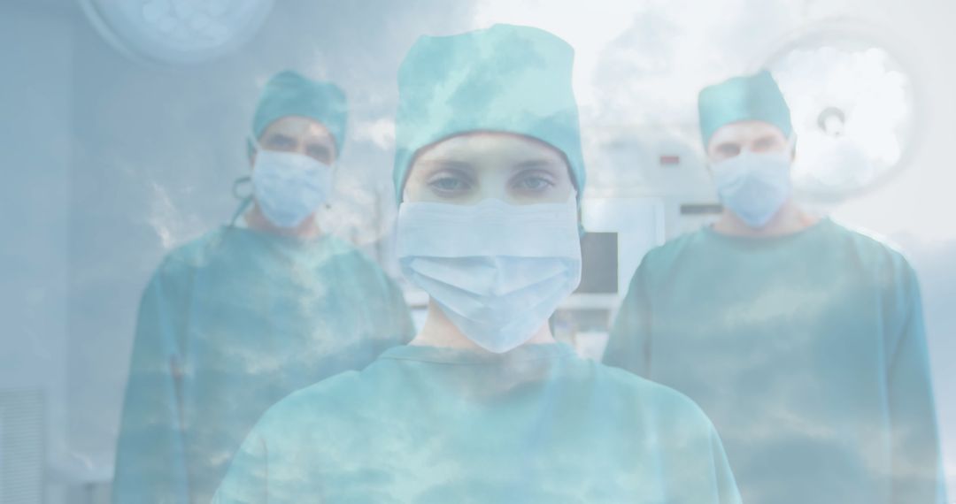 Surgical Team Exuding Confidence in Operating Room