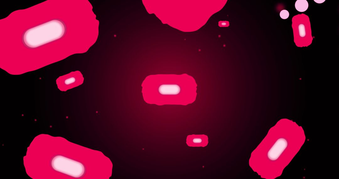 Abstract Render of Cells and DNA Illustration