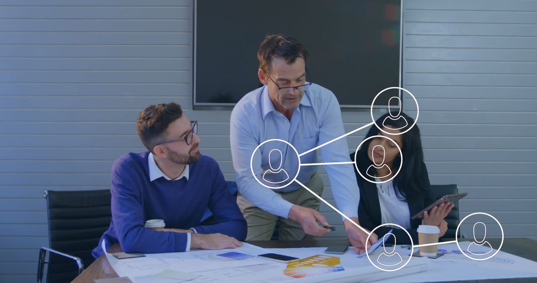 Collaborative Team Analyzing Documents with Technology Overlay