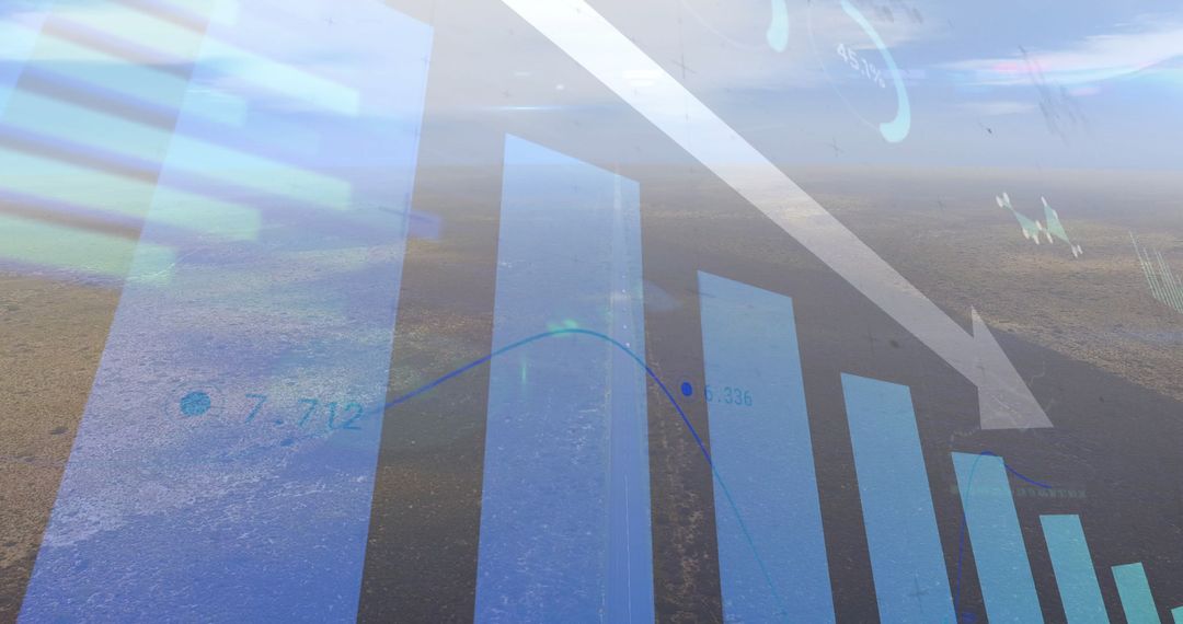 Data Visualization and Analytics Over Scenic Landscape