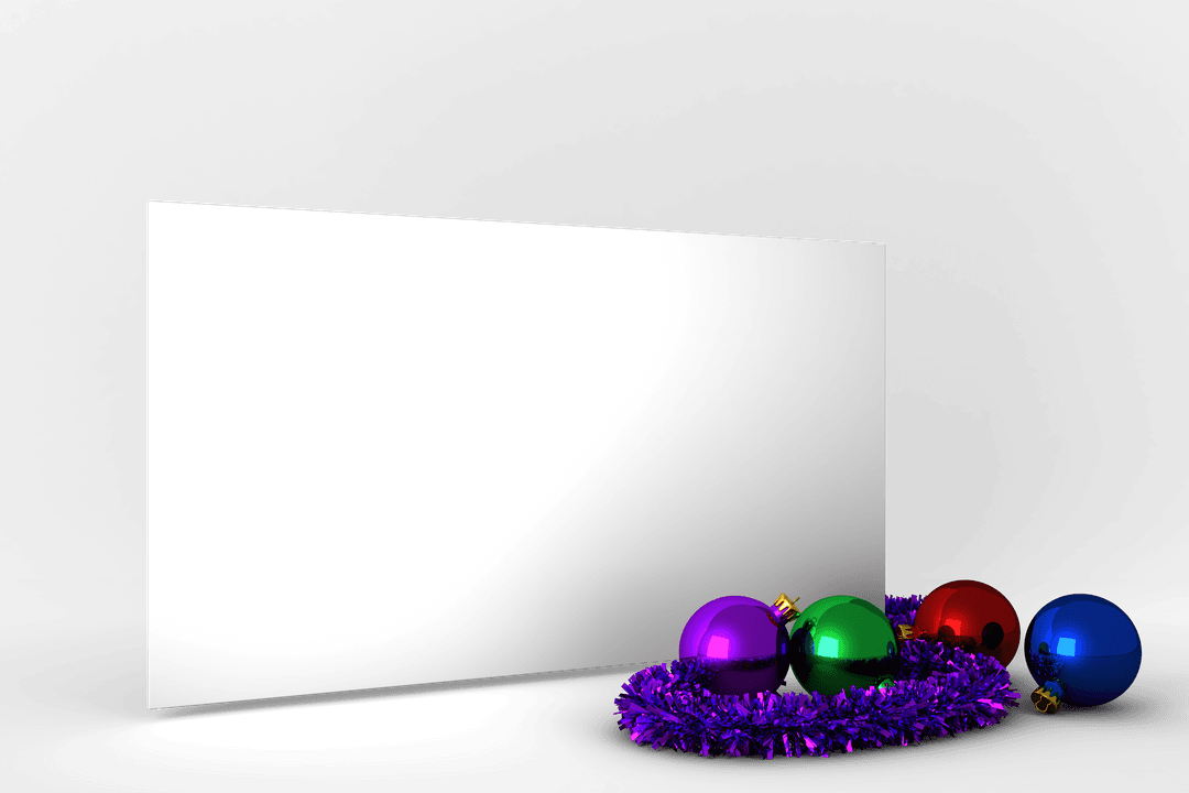 Christmas Decorations on Transparent Background for Festive Designs