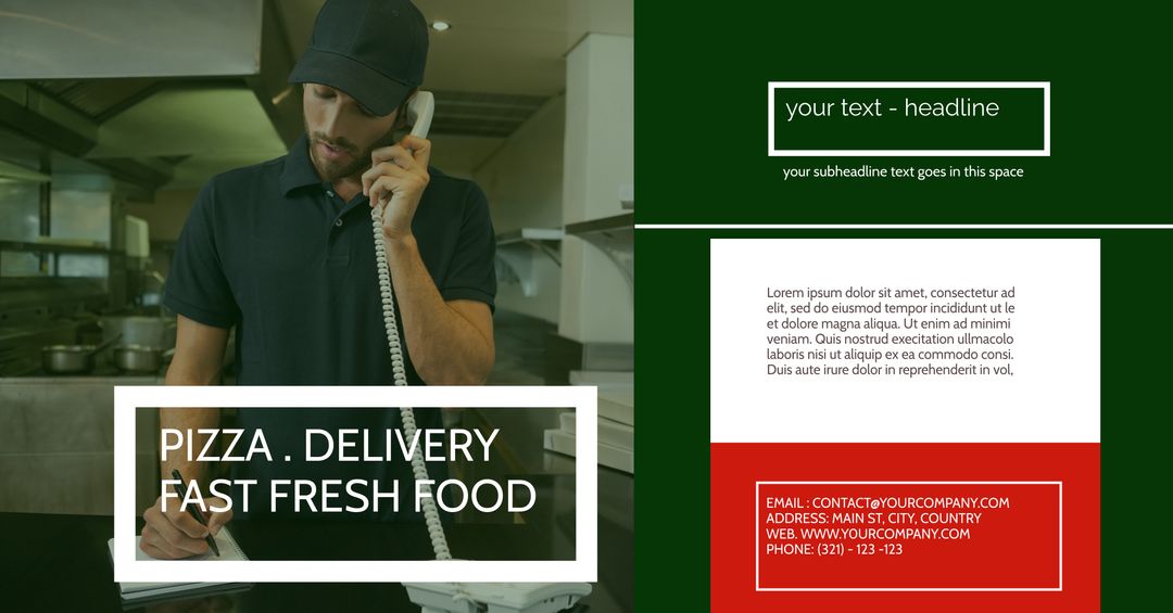 Efficient Pizza Delivery Service Highlighting Quick Communication - Download Free Stock Images Pikwizard.com