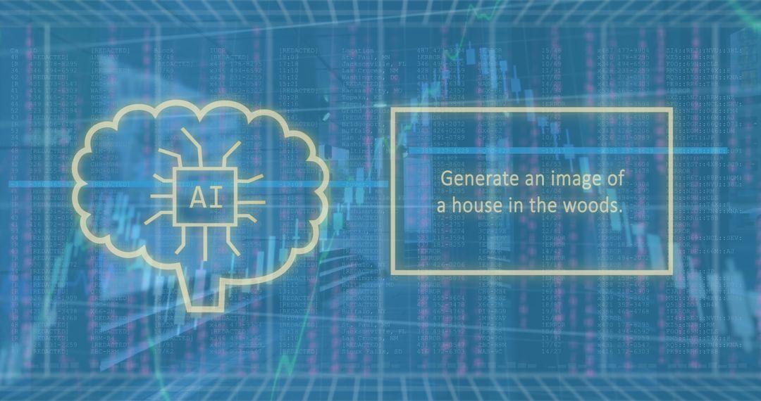 AI Technology Creating Imaginary Scenes over Data