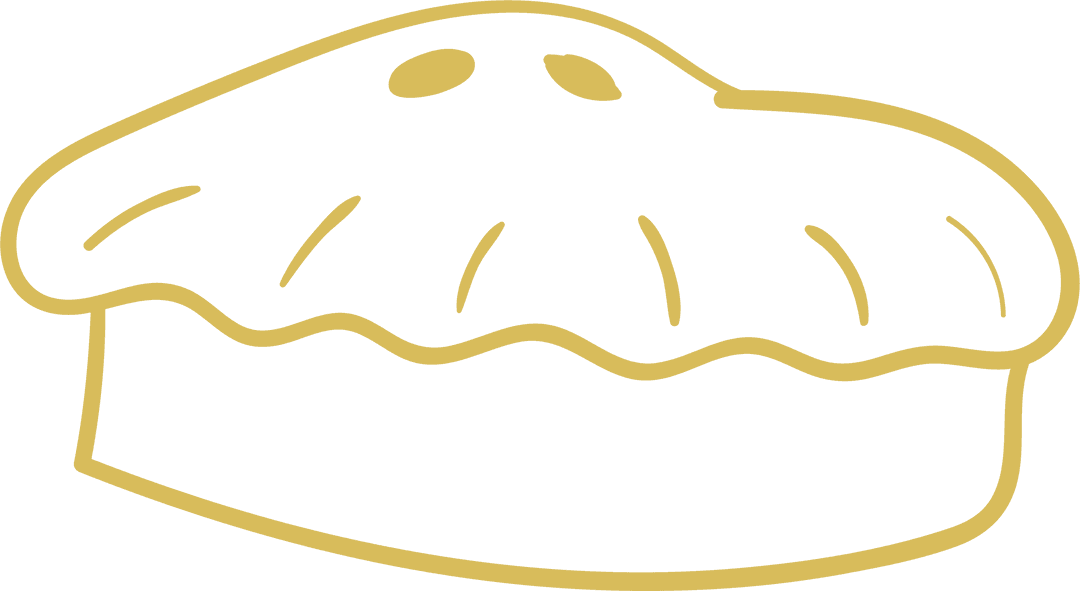 Simplistic Vector Chef Hat Illustration on Transparent Background