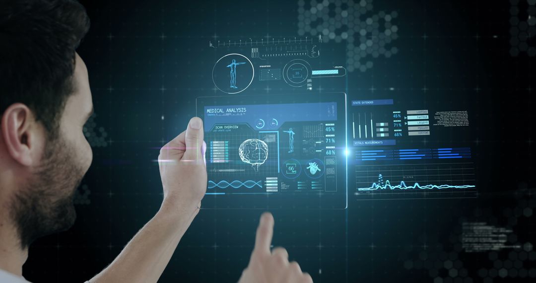 Futuristic Augmented Reality Tech Exploration