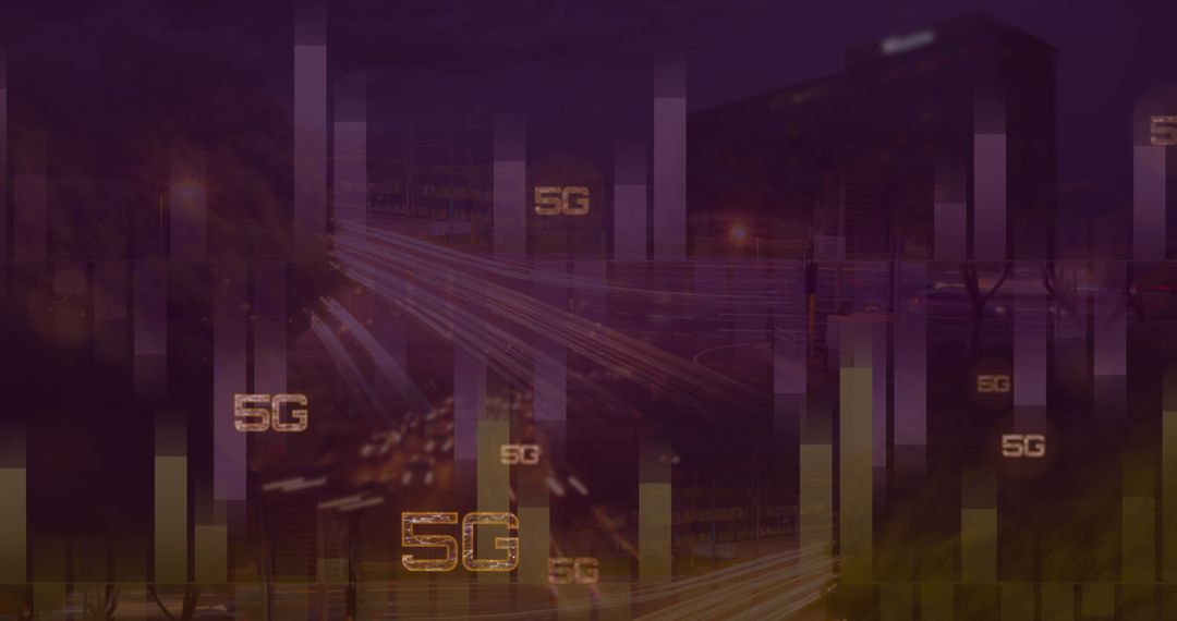 5G Technology Integration with City Landscape and Data Visualization