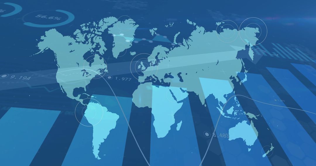 Global Data Visualization and Analytics Concept