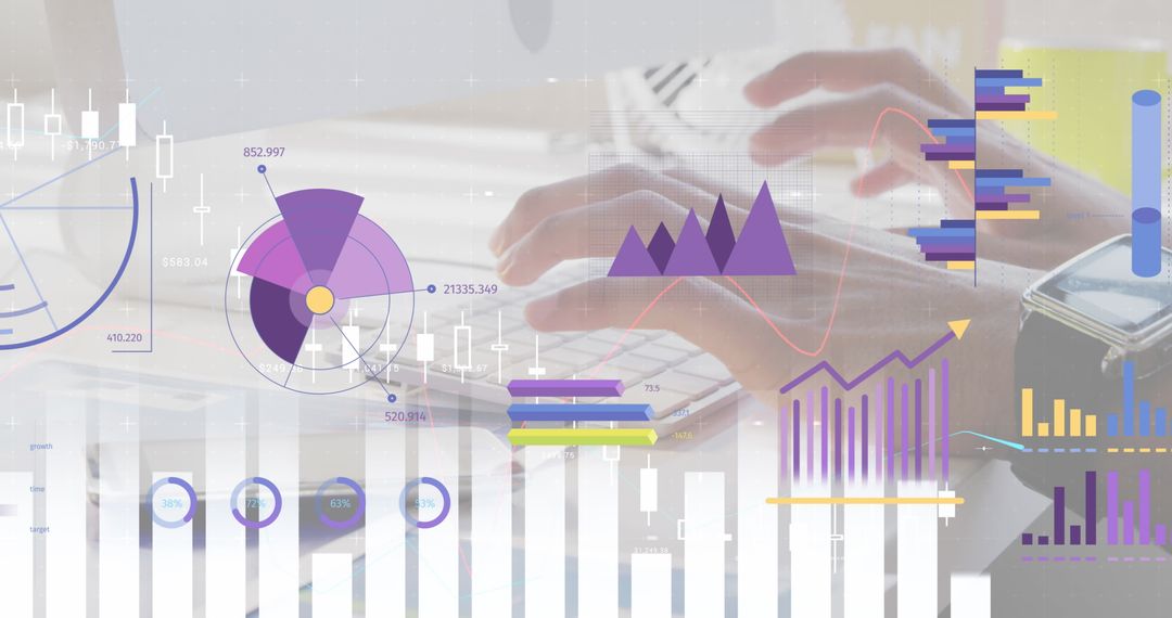 Digital Financial Analysis and Data Integration Concept