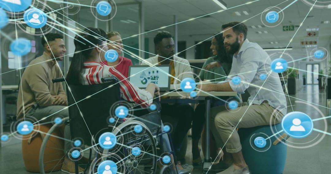 Diverse Team with Business Networking Concept in Office