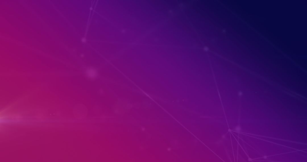 Abstract Network Connections in Blue and Pink Tones