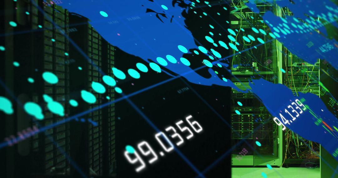 Digital Data Processing Over Computer Servers With Global Themes