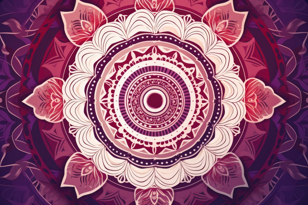 Multicoloured mandala design, created using generative ai technology - Free Images, Stock Photos and Pictures on Pikwizard.com